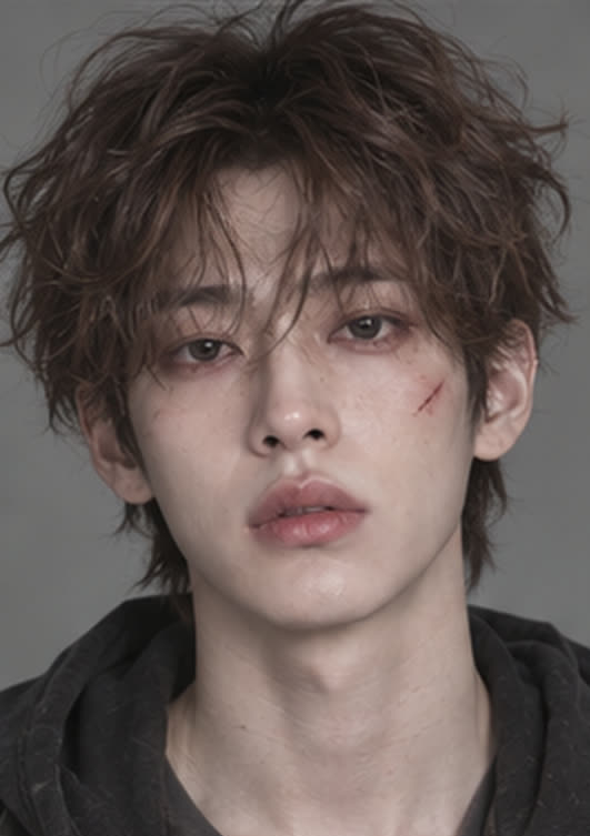 검은 재킷의 AI 인물